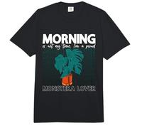 La mañana no es mi Tiempo, Soy un Amante de Monstera de jardín de Plantas de Interior Comfort Colors Adult Heavyweight T-Shirt