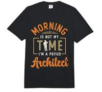 La mañana no es mi Tiempo Soy un Arquitecto arquitectónico Orgulloso Comfort Colors Adult Heavyweight T-Shirt