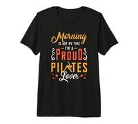 La mañana no es mi Tiempo Soy un Maestro Pilates Amante de Pilates Camiseta Premium