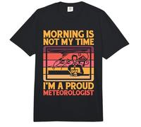 La mañana no es mi Tiempo Soy un meteorólogo Que persigue la tormenta Comfort Colors Adult Heavyweight T-Shirt