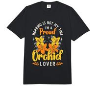 La mañana no es mi Tiempo Soy un Orgulloso Amante de Las orquídeas Jardinero Comfort Colors Adult Heavyweight T-Shirt