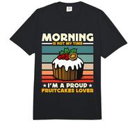 La mañana no es mi Tiempo Soy un Orgulloso Amante de los Pasteles de Frutas de Panadero Comfort Colors Adult Heavyweight T-Shirt