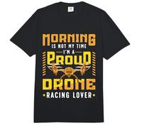 La mañana no es mi Tiempo Soy un Orgulloso piloto de Drones Drone Racing Comfort Colors Adult Heavyweight T-Shirt