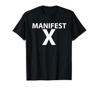 La Manifestación Mentalidad Motivación Espiritual Manifiesto X Camiseta