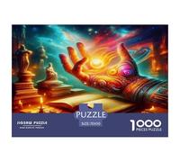 La Mano del Dios Estrella Puzzle 1000 Piezas, Juego Educativo, Desafío, Clásicos para Adultos Y Niños A Partir De 12 Años Rompecabezas Familiar - Decoración del Hogar 70x50cm/1000pcs