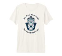 La Mano Que Cura el corazón Que Siente la Mano de Fátima Camiseta Premium