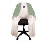 La manta original para silla de oficina de SnuggleBack; acogedora y cómoda envoltura para silla de escritorio de oficina se fija para un calor cómodo y manos libres. Mantente caliente en invierno o