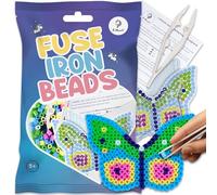 La Manuli Abalorios para Planchar Mariposa Mini Set Regalo para Niños