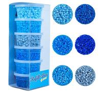 La Manuli Cuentas para Planchar Azul - 3000 Piezas - Fuse Beads Midi 5mm - para DIY Manualidades Manualidad