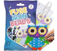 La Manuli Cuentas para Planchar Buho Mini Set - Regalo para Niños