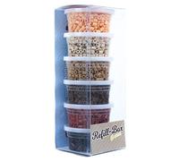 La Manuli Cuentas para Planchar Marrón - 3000 Piezas - Fuse Beads Midi 5mm - para DIY Manualidades Manualidad