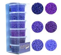 La Manuli Cuentas para Planchar Violeta - 3000 Piezas - Fuse Beads Midi 5mm - para DIY Manualidades Manualidad