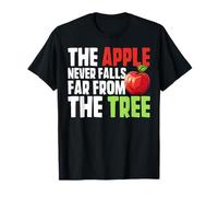 La Manzana Nunca Cae lejos del árbol Manzana Camiseta