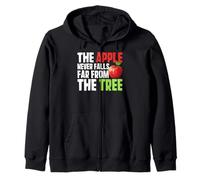 La Manzana Nunca Cae lejos del árbol Manzana Sudadera con Capucha