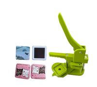 La máquina de insignias cuadradas for refrigerador de 50x50mm es adecuada for hacer imanes de refrigerador/pines de insignia adecuados como regalo for niños(Set)