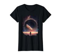 La Maravilla galáctica cósmica en el Espacio Exterior Camiseta gráfica económica, Mujer, Negro, XL