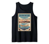 La Maravilla Natural única del Agua Salada de Great Salt Lake Utah Camiseta sin Mangas