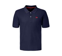 La Martina BPMP11 Poloshirt Hombre Camiseta Polo Manga Corta Negro 4XL-3XL