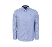 La Martina Camisa 'MBC013' azul claro / blanco XXL azul claro / blanco