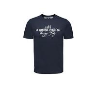 La Martina Camiseta 'MAR309' azul oscuro / blanco XXL azul oscuro / blanco