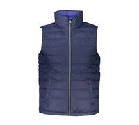 La Martina - Chaleco de Poliamida sin Mangas con Bordado y Múltiples Bolsillos - Jackets - Hombre - Azul - L -