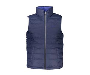 La Martina - Chaleco de Poliamida sin Mangas con Bordado y Múltiples Bolsillos - Jackets - Hombre - Azul - L -