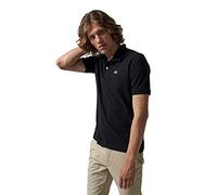 La Martina - Polo clásico de piqué, Corte Regular, Negro, Man, XL