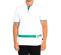 La Martina - Polo de Hombre de Manga Corta, Modelo Oversize, Blanco Óptico, Man