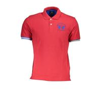 La Martina Polo de manga corta sofisticado: Regal Touch Red para hombre, Rojo -