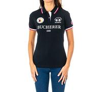 La Martina Polo Mujer Manga Corta con Cuello de Solapa 2WP150