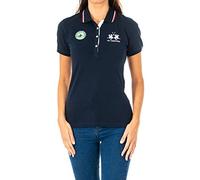 La Martina Polo Mujer Manga Corta con Cuello Solapa 2WPH40