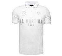 La Martina Polo para hombre MAP320, Blanco, L