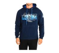 La Martina - Sudadera con Capucha y Logo Bordado - Sweatshirts & Hoodies - Hombre - Azul - S -