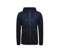 La Martina Sudadera con cremallera 'Maf305' azul / azul noche XXXL EUR