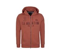 La Martina Sudadera con cremallera 'MBF305' naranja / rojo vino XXL naranja / rojo vino
