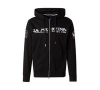 La Martina Sudadera con cremallera negro / blanco S negro / blanco