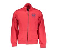 La Martina - Sudadera Roja con Cremallera y Bordado - Sweatshirts & Hoodies - Hombre - Rojo - L -