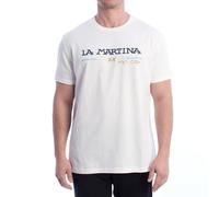 LA MARTINA T-SHIRT MANICHE CORTE UOMO BIANCO