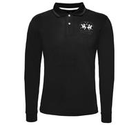 La Martina XMP307 Camiseta Polo LS Para Hombre Camiseta De Manga Larga