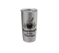 La masa madre es mi aficionado a la repostería de terapia Vaso térmico de acero inoxidable de doble pared