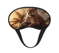 La máscara de ojos Leopard Lost Ultimate para dormir, máscara de ojos suave y cómoda, relajante con cero presión nocturna para los ojos.