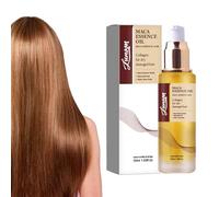 La mascarilla facial para el cuidado del cabello de colágeno y el aceite de argán se utilizan para una reparación profunda, cuidado del cabello seco y dañado - fuerte hidratación y alisado, para todo