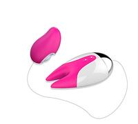 La Masturbación Del Clítoris Vibra El Control Remoto De La Vibración Del Pecho Del Pecho Que Liga Los Juguetes Del Sexo Del Masaje, La Vibración De 7 Frecuencias, La Estimulación Del Tipo U, Silicona