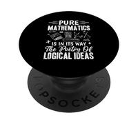 La Matemática Pura Está En Su Camino La Poesía De Las Ideas Lógicas PopSockets PopGrip Adhesivo