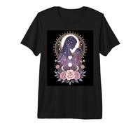 La Maternidad cósmica Starry Embrace Rose Bloom Camiseta Premium