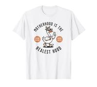 La Maternidad es lo más Divertido de Hood Mama Goose Needs Coffee Camiseta