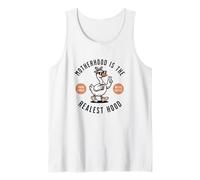 La Maternidad es lo más Divertido de Hood Mama Goose Needs Coffee Camiseta sin Mangas