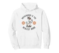 La Maternidad es lo más Divertido de Hood Mama Goose Needs Coffee Sudadera con Capucha