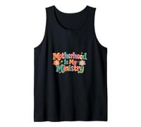 La Maternidad es mi Ministerio Fe Familia Día de la Madre Camiseta sin Mangas