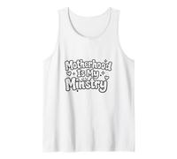 La Maternidad es mi Ministerio Fe Familia Día de la Madre Camiseta sin Mangas